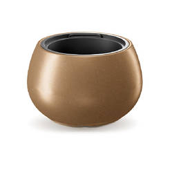 Blumentopf, Kunststoff Heos 37 cm Bronze PROSPERPLAST