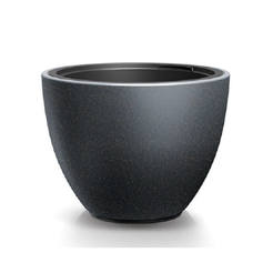 Blumentopf, Kunststoff Heos 29,8 cm anthrazit PROSPERPLAST