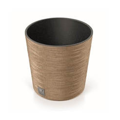 Flower pot, plastic Furu Round 25cm bronze PROSPERPLAST