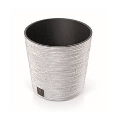 Саксия за цветя, пластмасова Furu Round 25см бяло PROSPERPLAST