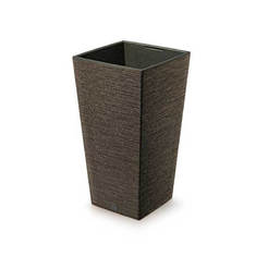 Flower pot, plastic Furu Square 45cm coffee high PROSPERPLAST