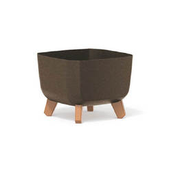 Саксия за цветя, пластмасова Gracia 6л кафе PROSPERPLAST