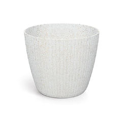 Flower pot, plastic Lamia Round 19.8cm white PROSPERPLAST