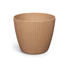 Flower pot, plastic Lamia Round 29.5cm bronze PROSPERPLAST