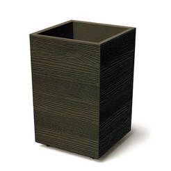 Flower pot, plastic Madera Case 31.5l coffee tall PROSPERPLAST