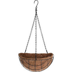 Flower pot f31cm hanging palm tree