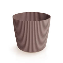 Pot PVC Milly round 0.7l marsala