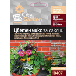Семена Цветочная смесь для горшков City Garden