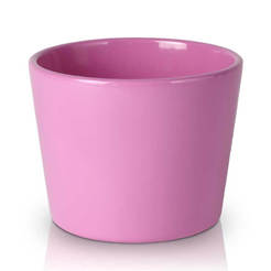 Ceramic pot Primrose - 13 x 10 cm, pink