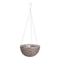 Hanging flower basket w30 cm willow