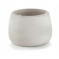 Керамическое кашпо Ecolite 47x31см натурально-серое