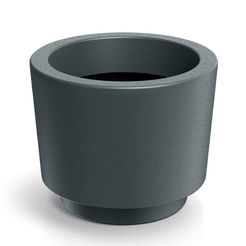 Кашпа PVC Splito Round 30х24см графит TSRO30-107GR PROSPERPLAST