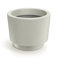 Круглое кашпо PVC Splito 40x30 см, песочный TSRO40-101GR PROSPERPLAST