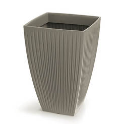 Квадратное кашпо из ПВХ Latia Square High 40x58 см мокка TLSO40H-247R PROSPERPLAST