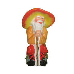 Plaster figurine for the garden - garden dwarf 25 cm Mushroom