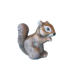 Garden figure little squirrel 12 x 11 cm