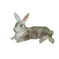Garden rabbit figure 19 x 33 cm