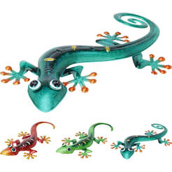 Металлическая фигурка садовой ящерицы 557105550