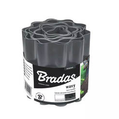 Grass divider tape 9x15cm gray BRADAS