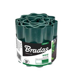 Лента разделител за трева 9x15см зелена BRADAS