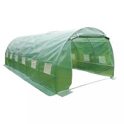 Градински парник 600х300х200см с 2 врати, подложка