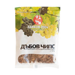 Български дъбов чипс за вино и ракия 100г