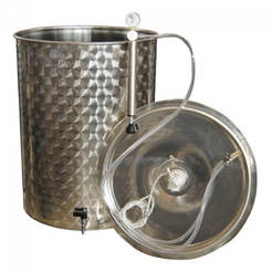 Wine container 100 l, stainless steel