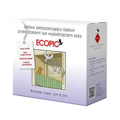 Net for protection of balconies and terraces 5 x 2m