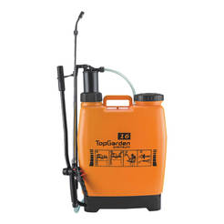 Garden sprayer with metal extension 16 l, back