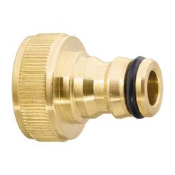 Quick connection for faucet, brass adapter 1"