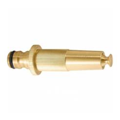 Adjustable nozzle for hose, brass
