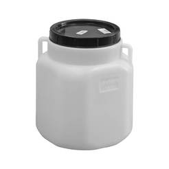 Round plastic can with handles 40 liters