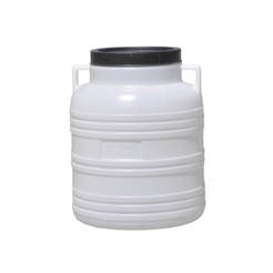 Round plastic can 30l