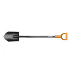 Straight garden shovel, pointed, length 1170 mm, 1800 g SOLID