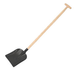 Sand shovel with wooden T-shaped handle 1250 mm ECONOMY