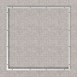 Напольная рама Juno Modern JFD6 из алюминия, 214x262 см.