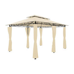 Garden tent - 3 x 4 m, beige