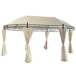 Garden tent - 3 x 4 m, ecru