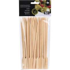 Bamboo barbecue skewers 20 cm - 50 pcs.