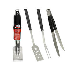 Прибори за барбекю 3 части черни дръжки C83500630