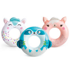Inflatable swimming belt cute animals assortment INTEX