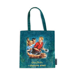 Papierbeutel 38x38cm Stoff mit Motiv der Fünf Freunde
