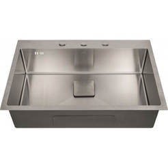 Küchenspüle Alpaka zum Einbauen 7550/7750 INTER CERAMIC