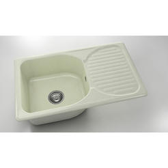 Кухненска мивка с ляв/десен плот 80 х 49см, граниксит, Arctic