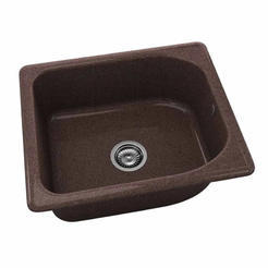 Einzelspüle 51 x 60cm, Granit, Nutshell