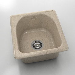 Küchenspüle 43 x 46cm, Granit, Coastline
