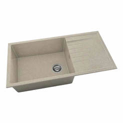 Кухонная мойка с левым / правым верхом 95 x 49 см, гранит, Пловдив