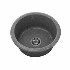 Küchenspüle Ø 49cm, Granit, Schiefer