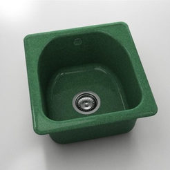 Кухонная мойка 43 x 46 см, гранит, Пловдив