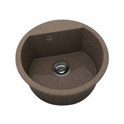 Küchenspüle mit Platte Ф 51cm, Granit, Belogradchik Rocks